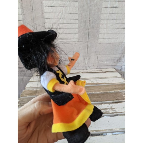Annalee candy corn witch as is Halloween figurine - Picture 7 of 10